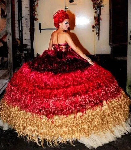 30 Funny Wedding Dresses That Should Have Never Come Down The Aisle