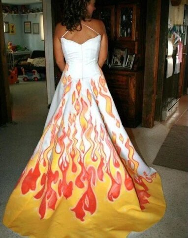 30 Funny Wedding Dresses That Should Have Never Come Down The Aisle