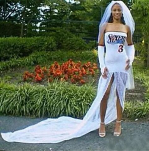 30 Funny Wedding Dresses That Should Have Never Come Down The Aisle