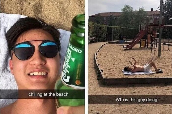 Hilarious Beach Photos Gone Wrong