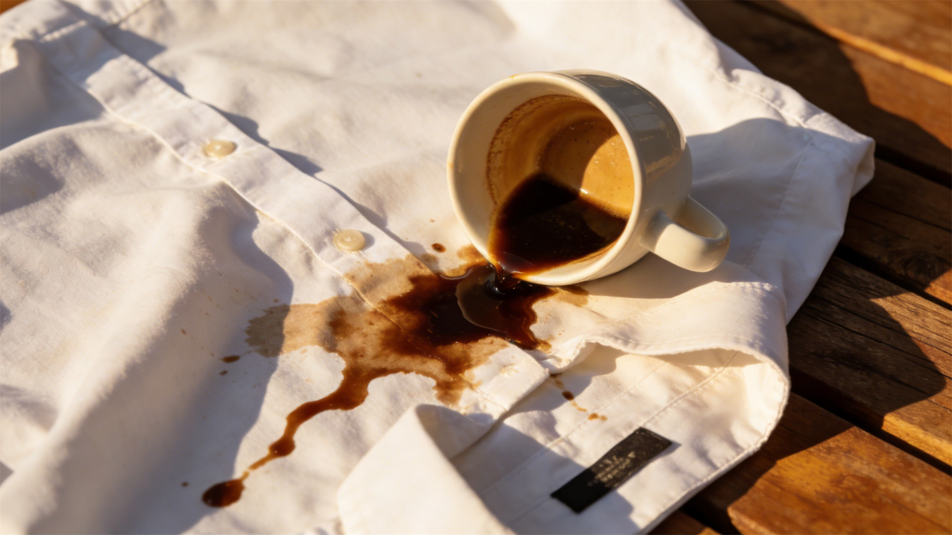 The 5-Minute Stain Rule: What to Do When Coffee Meets Shirt