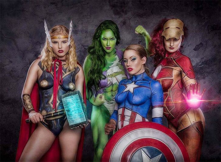 THE ART OF BODY PAINTING – BODY PAINTINGS THAT EVEN MADE OUR JAWS DROP